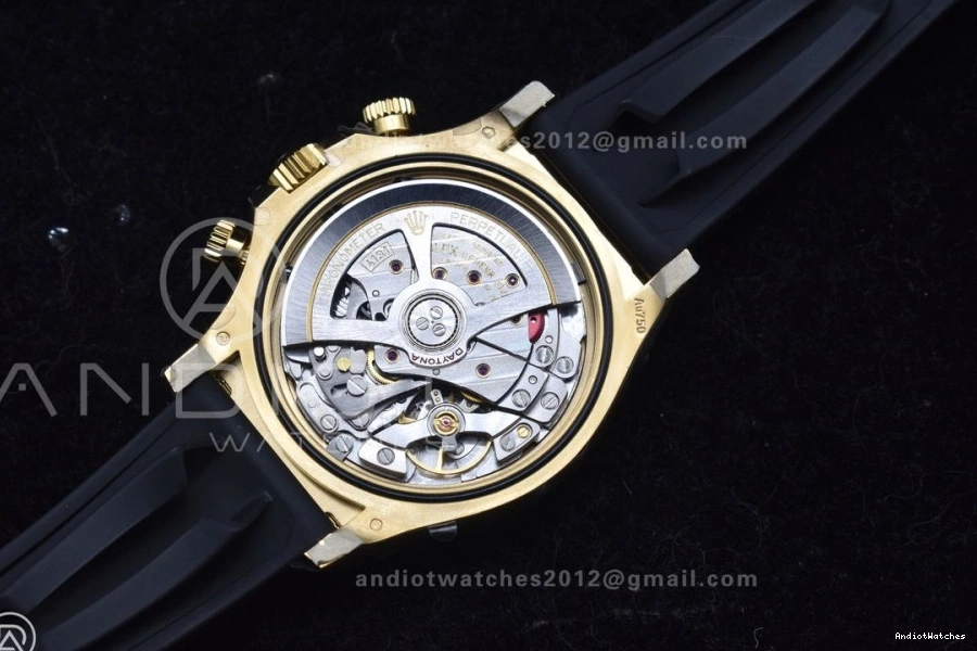 SH WaterResistant YG on Best Strap 126518 Oysterflex 1:1 Daytona 2023 Edition Clean Dial 498 0405